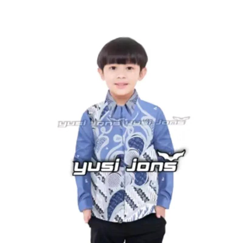 Baju kemeja batik anak lengan panjang laki laki cowok cowo Murah umur 2-13 tahun modern terbaru 2024 / kemeja batik anak lengan panjang usia 2-13 th berkualitas diskon besar2an / kemeja anak lengan panjang laki laki keren murah / bisa COD bayar ditempat 1