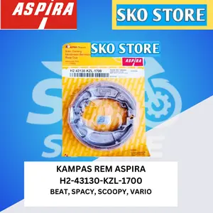 Kampas Rem H2-43130-KZL-1700 Aspira ORIGINAL VARIO, BEAT, SCOOPY, SPAC