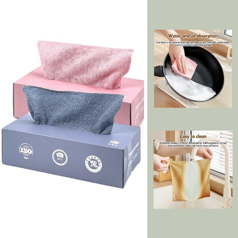 【Echolife】20Pcs Kitchen Dish Towel Reusable Dishwashing Towe - TikTok ...