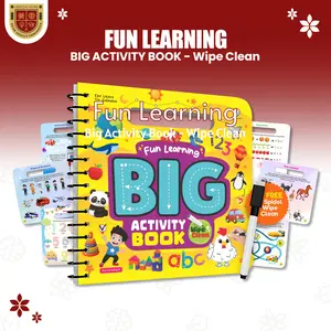 Buku Fun Learning Big Activity Book Buku Edukasi Anak umur 2 Tahun + Ziyadbooks