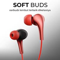 Gambar INBOX ENCOK H-1 Earphone 3.5mm Super Bass HD Audio Stereo Microphone Headphone Headset dari INBOX Jakarta Kota Administrasi Jakarta Pusat 5 Tokopedia