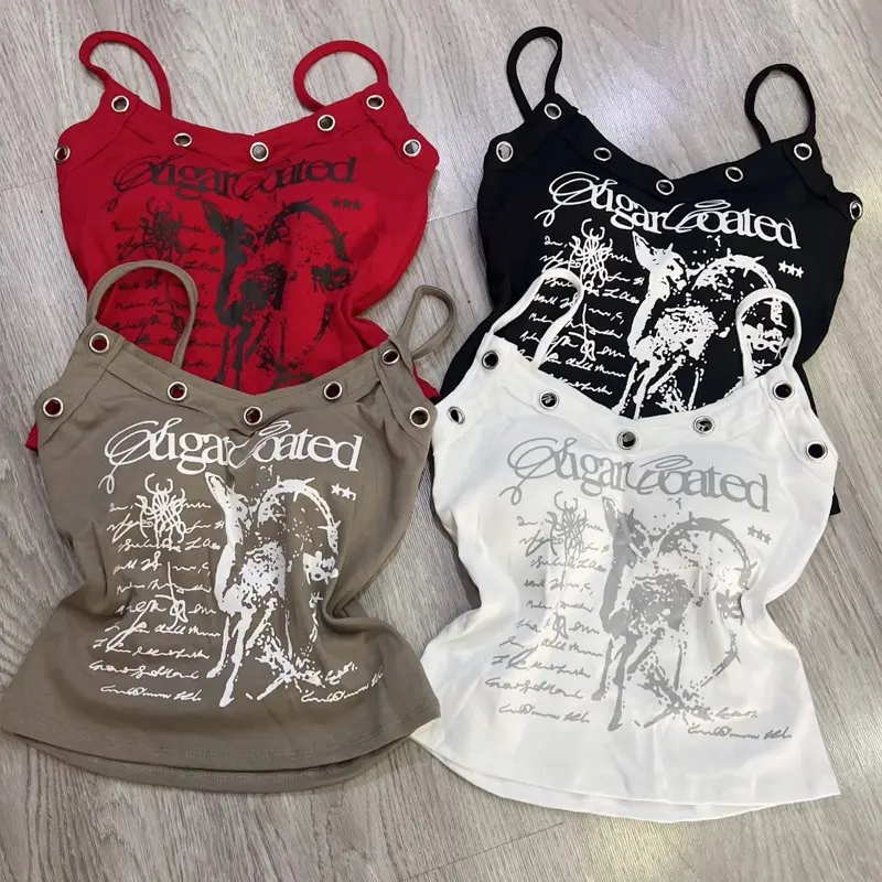 Áo  thun hai dây đóng khoen in chữ-hanhnguyenstore90 1
