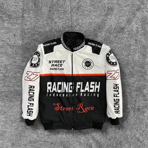 JAKET-NASCAR-JAKET MOTOR Lembut Nyaman Printing Racing Pria  Bomber  Varsity