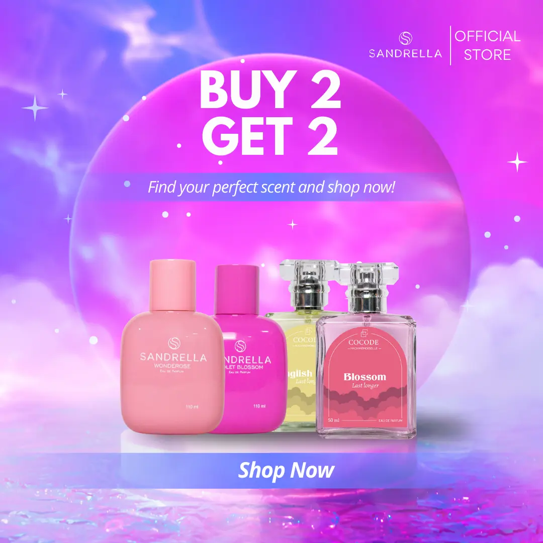 Paket Hemat Buy 2 Get 2 Parfum Sandrella Dapat 4 Item Wangi Sudah Menyeabar Dan Tahan Lama