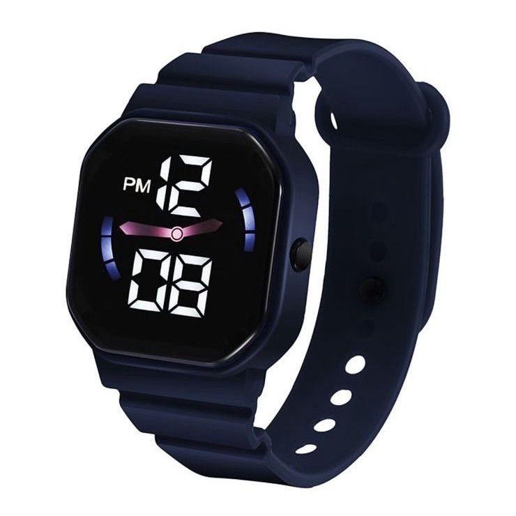 Jam Tangan Anak Laki-Laki Sport Waterproof Digital LED Abu Abu Premium Model Terbaru Keren Remaja Cewe Cowok Perempuan Anti Air - Fashion Cewek 3