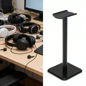 TechNest D5 Stand Headset Stand Headphone Premium Aluminum Material Anti Slip Stable Design For Tidy Desk Gaming Setup