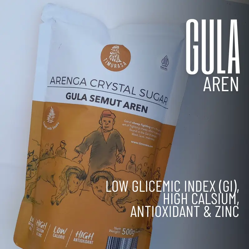 Gula Aren Bubuk Premium Timurasa 500g: Bahan Food Sehat dengan Low GI dan Manis Alami