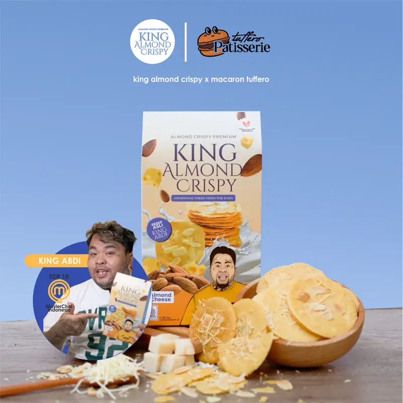 KING ALMOND CRISPY X MACARON TUFFERO [Almond Cripsy Premium King Abdi Viral] 0