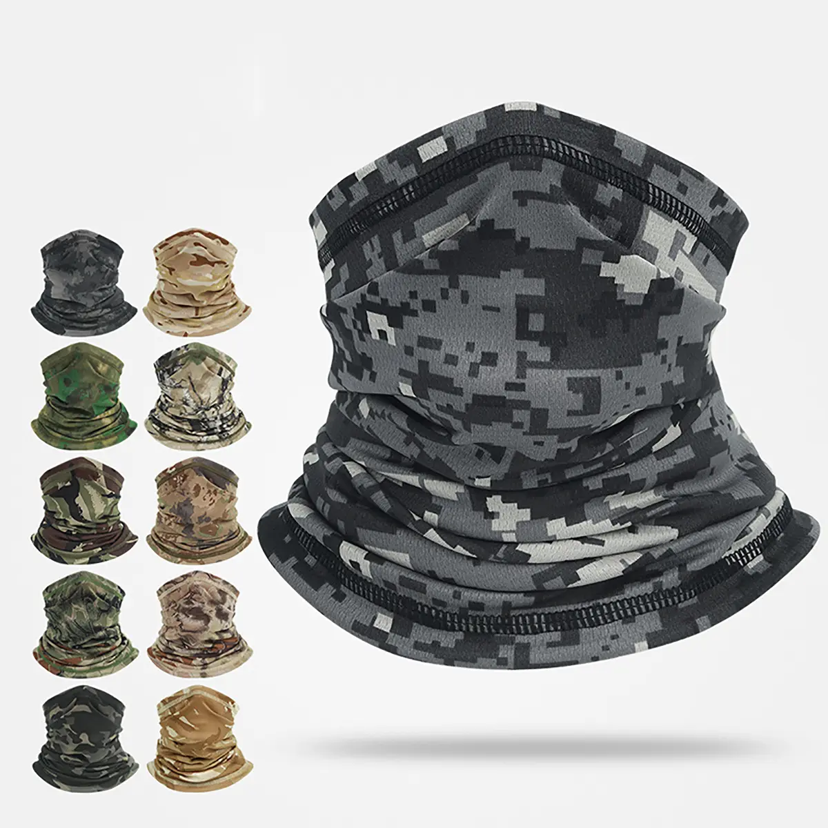 New Men Women Head Face Neck Sunshade Collar Gaiter Tube Bandana Scarf Sports Headwear Scarves Outdoor Fishing Neckerchief