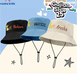 TOPI BUCKET NAMA ANAK TOPI BUCKET GOOD LUCKY TOPI BUCKET ANAK JERAPAH BORDIR NAMA BAYI LUCU TOPI NAMA FREE NAMA TOPI LUCU Fashion