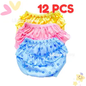12 PCS Celana dalam Anak Perempuan Rempel Motif Bunga CD Anak Cewek Lucu GROSIR
