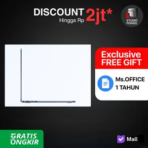 Apple MacBook Air M2 Chip 13" Inch 256GB SSD RAM 16GB 8-Core GPU CPU Garansi Resmi