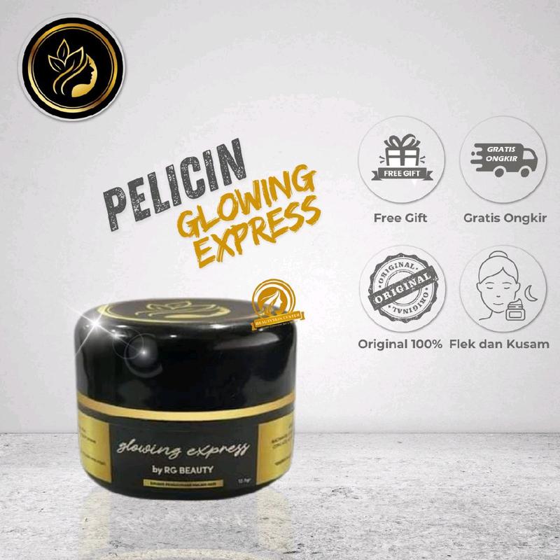 Pelicin Wajah Glowing Express RgSkin Beauty cream flek bandel Mencerahkan whitening 1