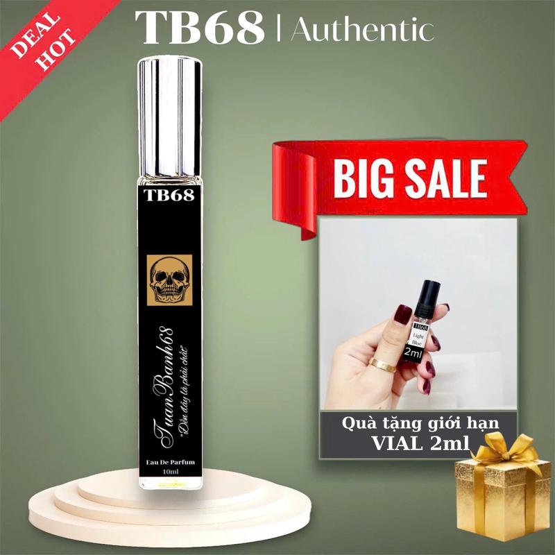  Tinh dầu nước hoa nam Đầu Lâu Đen 10ml  Bản Xanh Dương phantom  Ấm áp Quyến rũ - Thương hiệu TB68 - Dạng Xịt Thơm Perfume 