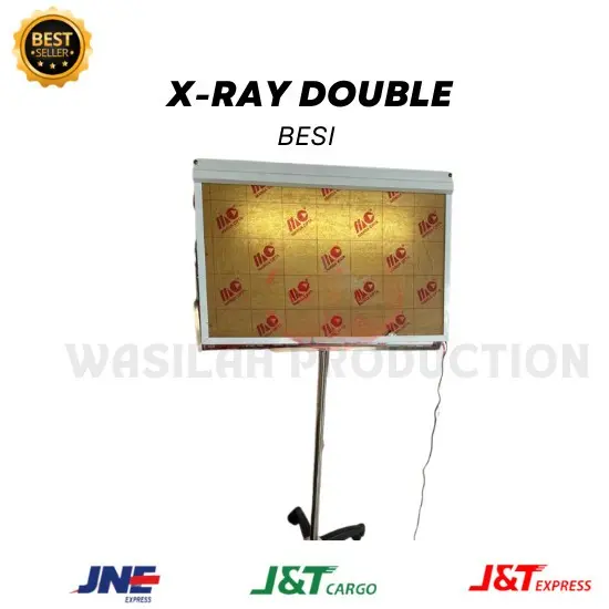 X RAY VIEWER DOUBLE BESI || X RAY VIEWER RDOUBLE STAINLESS/SS || LAMPU BACA RONTGEN 5