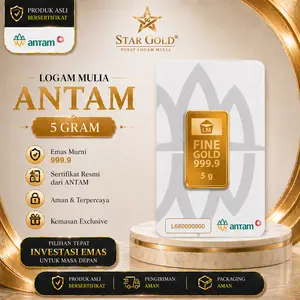 Emas Logam  Mulia Antam VAC 5 Gram 24K