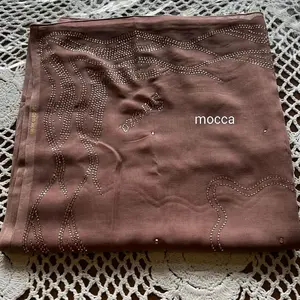 saraza hijab segiempat paring jepang motif daun mata