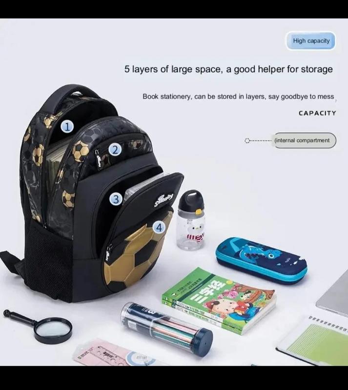 [Apoi] READY!! Tas Sekolah Anak Perempuan Laki Laki Tk SD SMP Tas Ransel Kartun Lucu Tahan Air Untuk Anak Sekolah Laki-laki 3