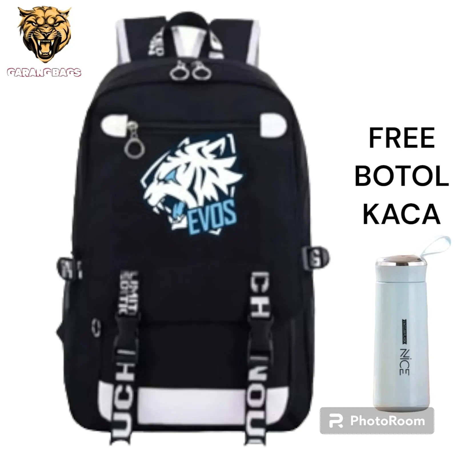 Tas Ransel Sekolah Anak Laki Laki/ Tas Sekolah Anak TK, SD, SMP Tas Sekolah Anak/ Tas Sekolah Kekinian/ Tas Anak Pria/ Tas Viral Tiktok 2024 Fashion/ Free Botol Minum Kaca/ COD