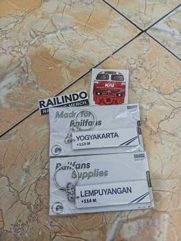 Product Review of Gantungan Kunci Papan Stasiun Kereta Api Putih (Code : P) from u**9 3