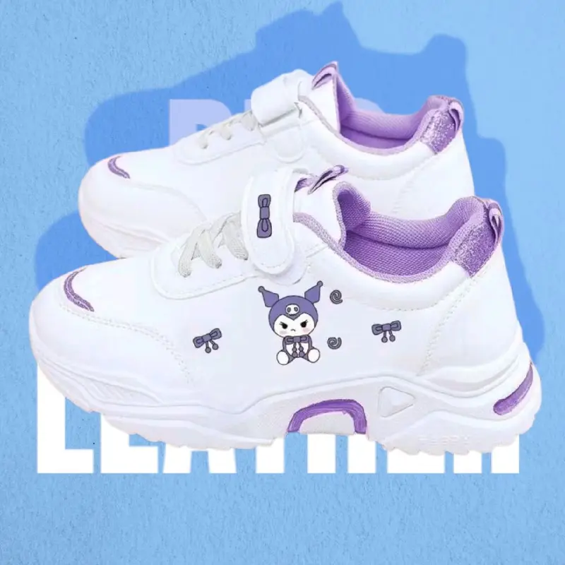 SEPATU SNEAKERS ANAK MOTIF KUROMI PITA SIZE 26-35 SEPATU ANAK PEREMPUAN TK SD TERBARU 0