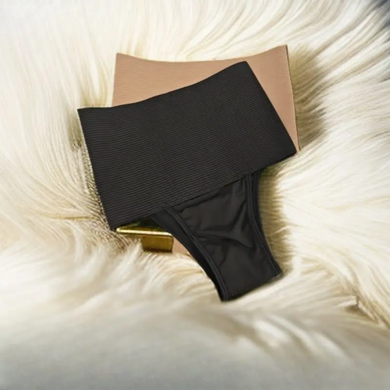 Women Panties High Waist Tummy Control Postpartum Figure-shaping High Elasticity Breathable Lady Underpants