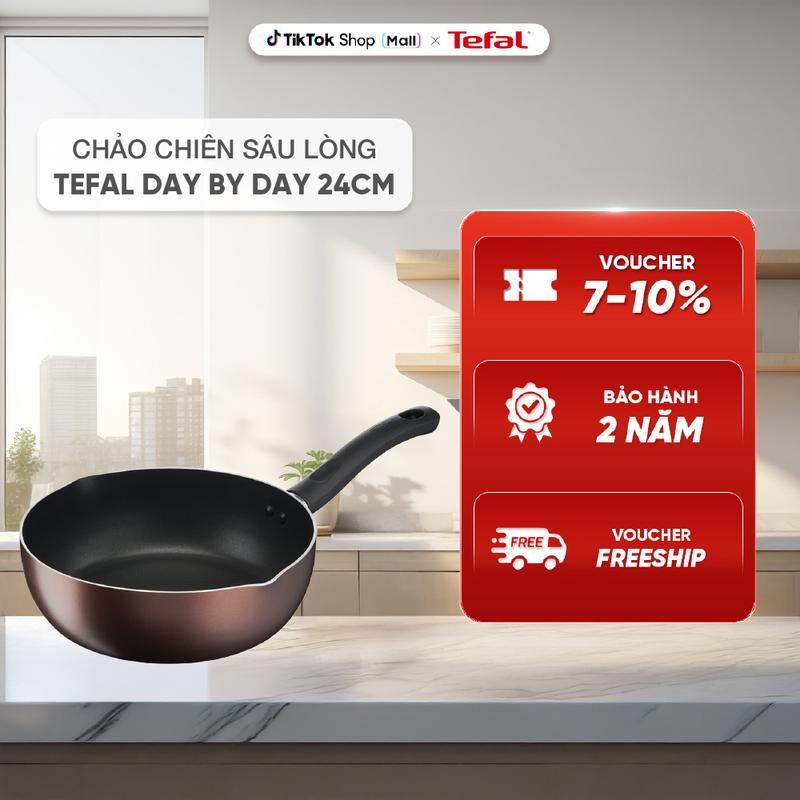 [DEAL] Chảo chiên sâu lòng Tefal Day By Day 24cm G1436405