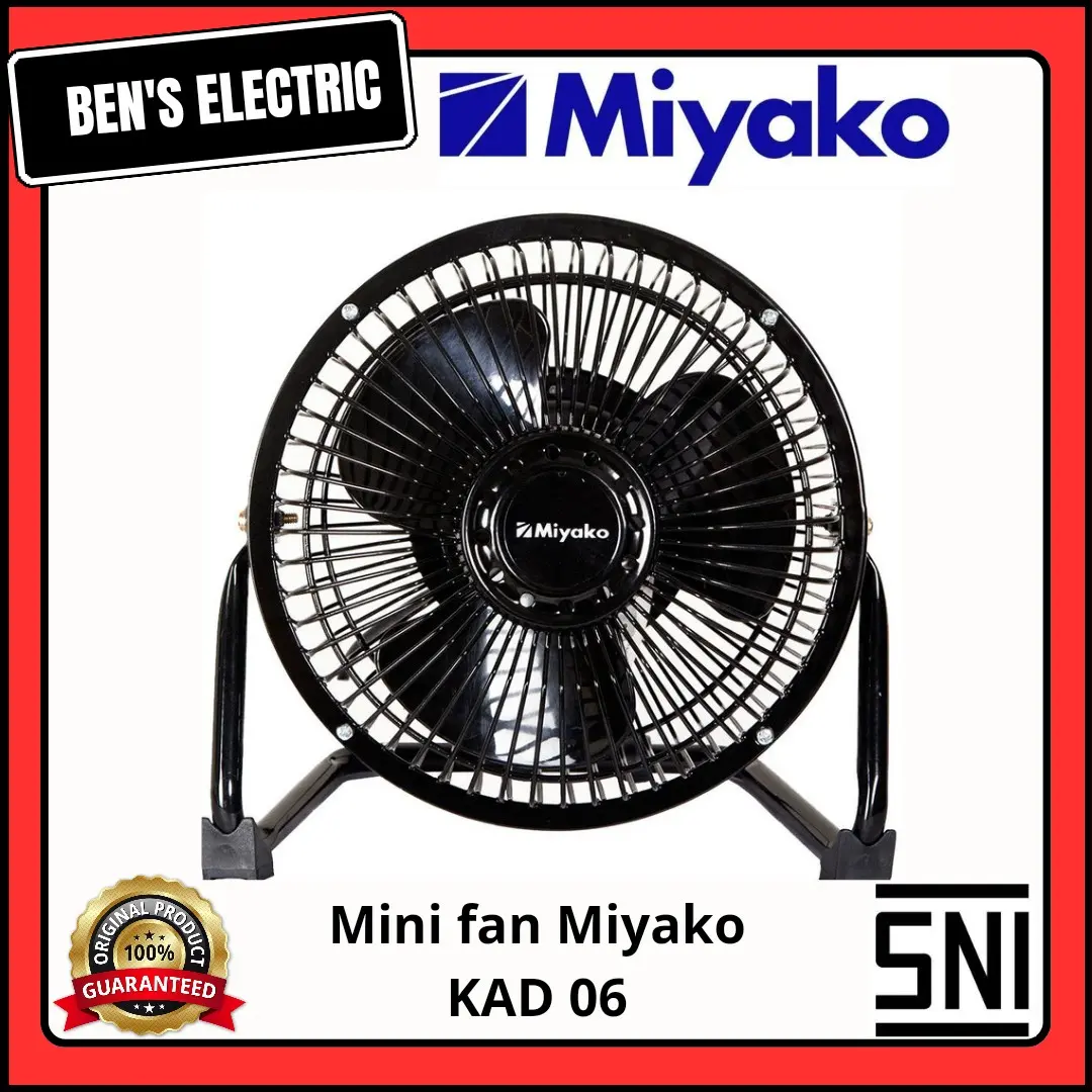 Miyako kipas angin meja KAD 06 / desk fan miyako 6 inci