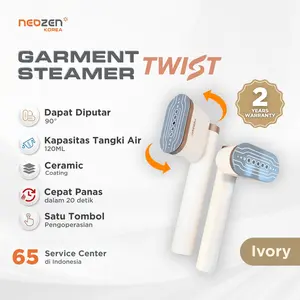 Neozen Garment Steamer Twist - Setrika Uap Portable/Steam Iron Travel Low Watt