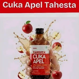 Tahesta Cuka Apel 320ml Original Asli Kualitas Tinggi Mengandung Mother Proses Tanpa Filtrasi Ampuh Mengatasi Penyakit