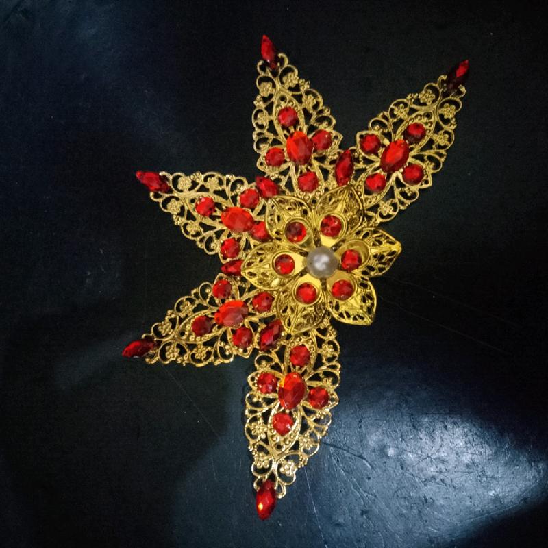 cucuk sanggul/Tusuk Konde Modern Elegan untuk Tari Pentas Karnaval dan Acara Resmi - Clips Aksesoris Jedai 1