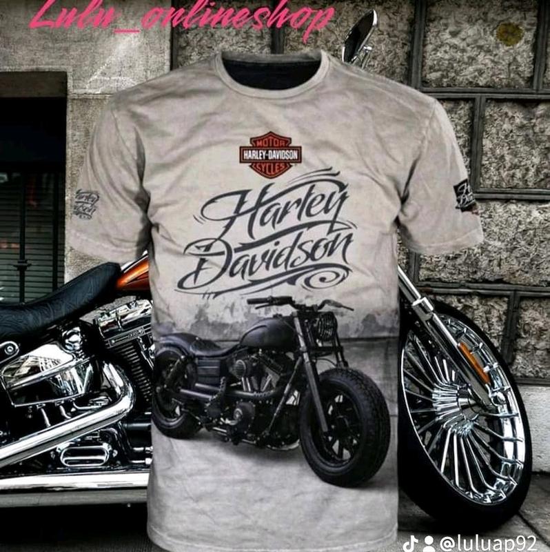 kaos jersey fullprinting pria wanita motor harley davidson keren moge 1