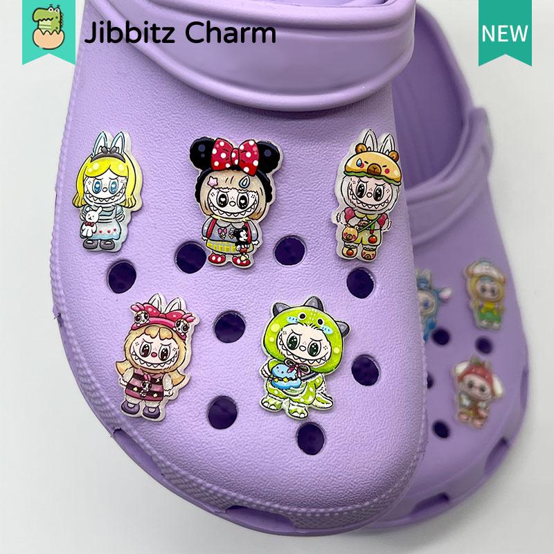 Product Introduction of Jibbits Fashion Clog Jibbitx charm Creative Cute Cartoon Colorful Pattern DIY Shoes Buckle/ Shoes Charm/Clog Button 6