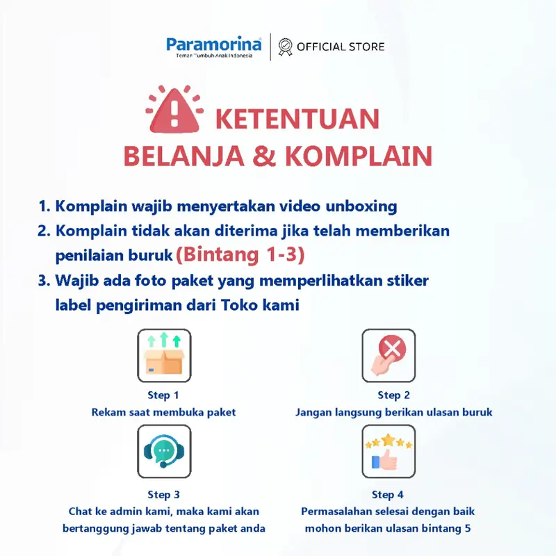 Paket 3 Botol Paramorina (100 mL) Bebas Pilih | vitamin madu untuk Bayi 1 tahun keatas | Perawatan dari dalam untuk si kecil 3