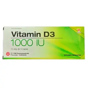 VITAMIN D3 1000 IU (100's /Dus) - PIM