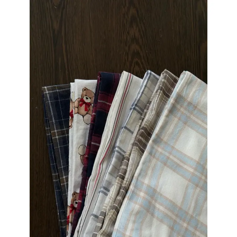 Daisy pants| Quần Ngủ dài, Sọc Kẻ ở nhà chất kate thoải mái, có dây rút 2