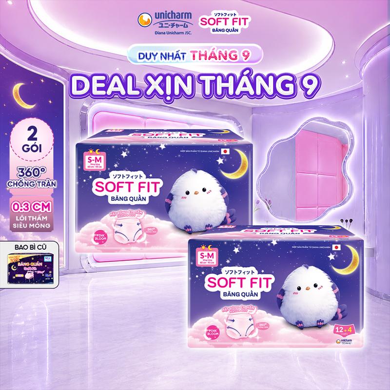 Băng vệ sinh dạng quần Soft Fit – Size S-M / M-L / L-XL (phù hợp cả người bigs
