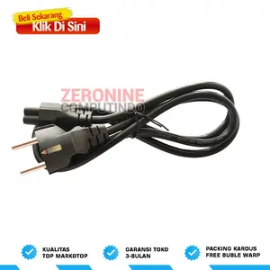 kabel power adaptor laptop 3 lubang - Kabel power laptop Kabel adaptor