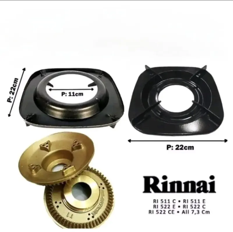 (2 SET)Tatakan Tungku Kaki 4 Kompor Gas Rinnai 1