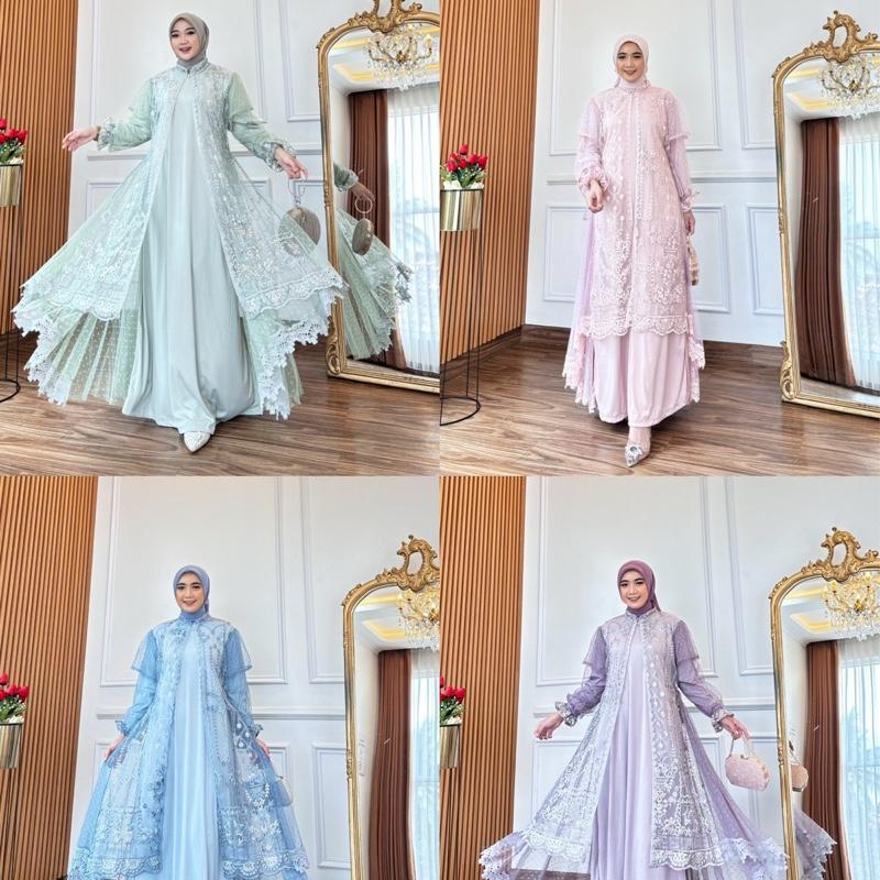 Windi Dress Outer Brukat Gamis 6