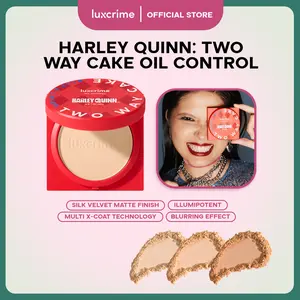 Luxcrime Harley Quinn Blur & Cover Two Way Cake Oil Control