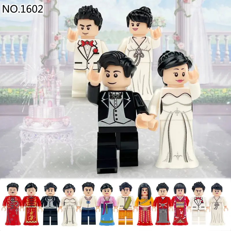 Minifigure Pasangan - Bricks - Mainan Anak - per pasang 3