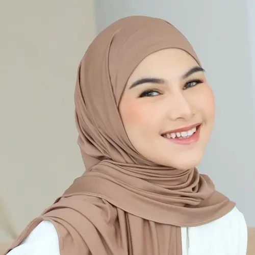 PASHMINA KAOS JERSEY | PASHMINA KAOS MUSLIM | HIJAB CANTIK PASHMINA PANJANG DEWASA| KERUDUNG WANITA PASHMINA JERSEY | PASHMINA SYAL TANPA PAD 4