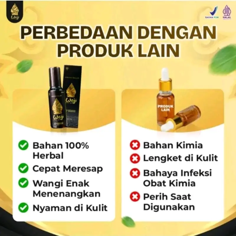 Minyak Waji 2 Botol Serbaguna Solusi Untuk Pegal Linu Infeksi Kulit Dan Menghilangkan Rasa Gatal 5