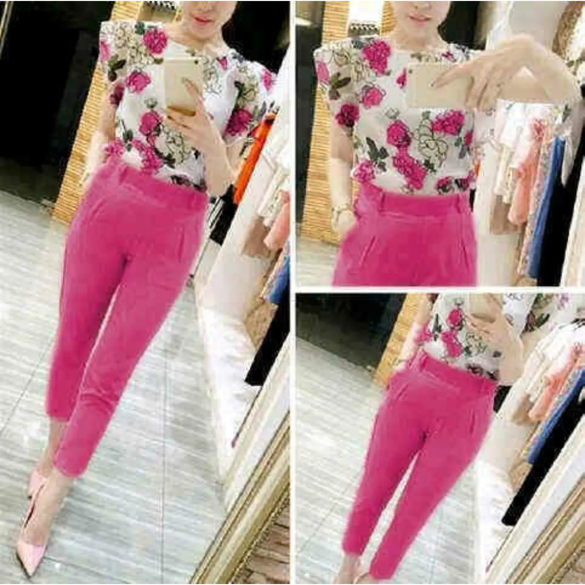 Stelan Flow 5 Warna Fit to L / Stelan Wanita