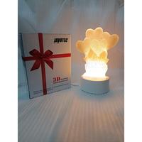 Gambar Lampu Hias LED 3D/Lampu Tidur  Hias/ Acrilyc Tranparan Kaca Javotec Akrilik Kuning Set - Love, Kuning dari GEN@SHOP88 Kota Surabaya 5 Tokopedia