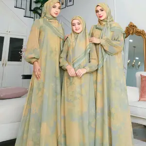 GAMIS SERUNI RAYA BYBOMEIRO GAMIS IBU DAN ANAK CERUTY PRINTING MUSLIM