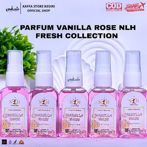 Parfum NLH Varian Vanilla Rose 5botol Parfum tahan lama wangi Soft dan Sweet Perfume Body Mist