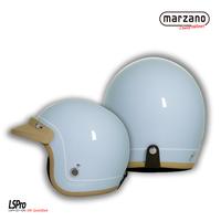 Gambar Helm Retro/Bogo Marzano Line Solid Ice Blue White - S dari Marzano Official Store Kota Administrasi Jakarta Timur 1 Tokopedia