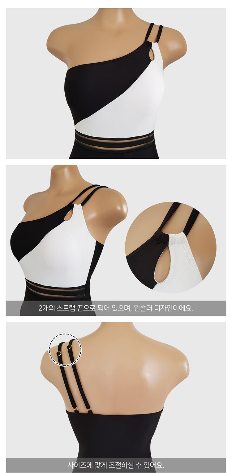 Product Introduction of One Shoulder One Piece Swimsuit for Women Bathing Suits Swimwear 11